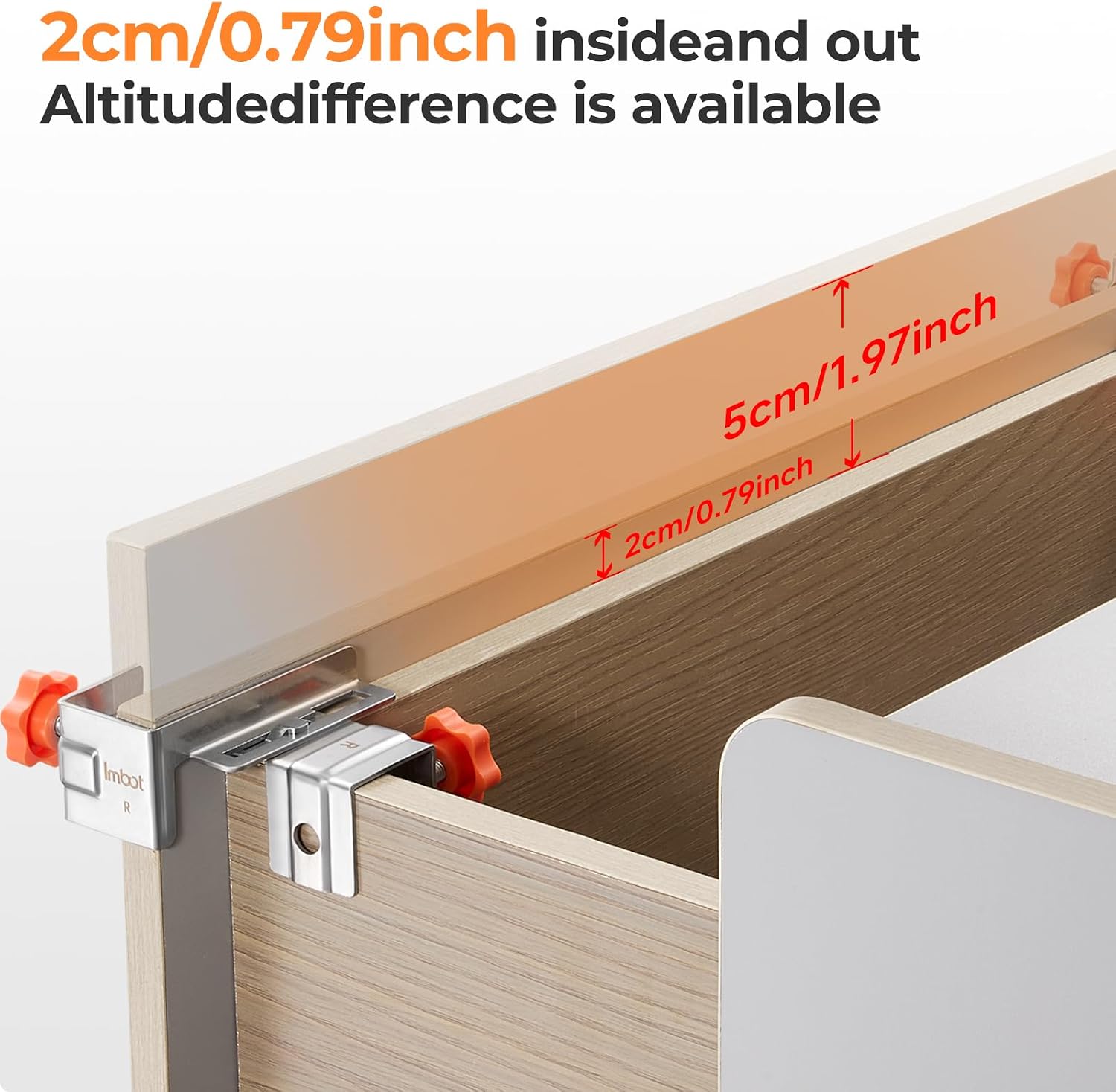 Imbot Drawer Front Installation Clamps Adjustable Cabinet Hardware Mounting | For home, bedroom, living room drawer panel installation. Woodworking tools, adjustable cabinet mounting hardware clamps.