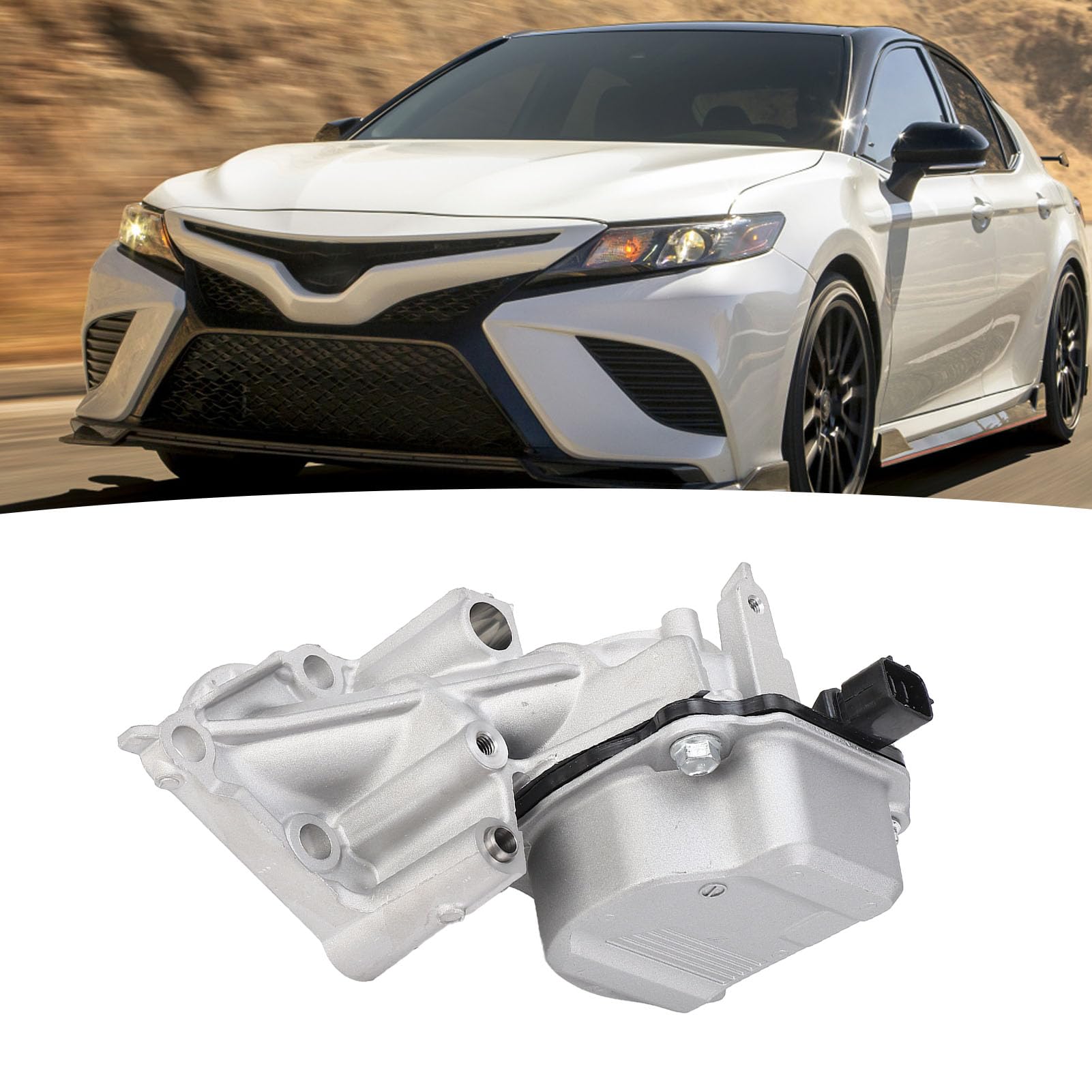 KUIDAMOS Ulepszone Chłodzenie Pompy Wodnej Silnika do Highlander Sienna Venza, Aluminiowa Elektryczna Pompa Wodna Płynu Chłodzącego do Długich Napędów, Numer OE 16032-25010, Dotyczy Modeli z Lat