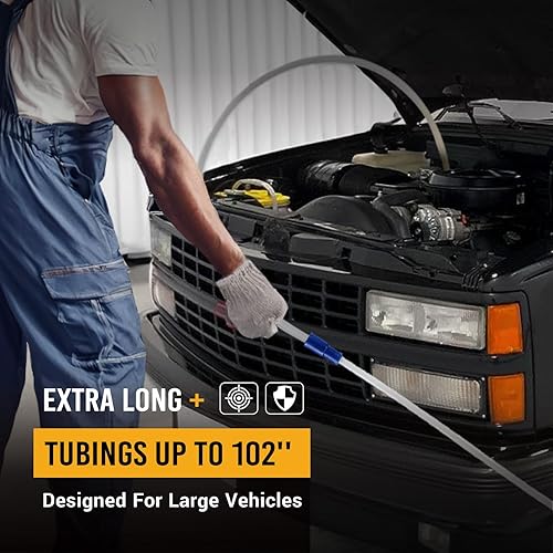 Miniatura 6 de EWK Bomba extractora de aceite manual de 6.5L para cambio de aceite, evacuadores de fluidos para automóviles, barcos, cielos acuáticos, cortadoras