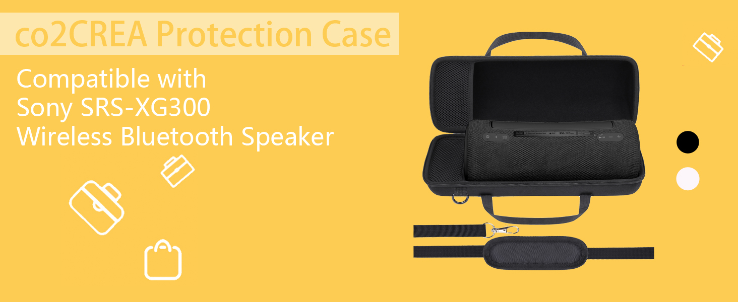 Amazon.com: co2CREA Hard Case Replacement for Sony SRS-XG300 X