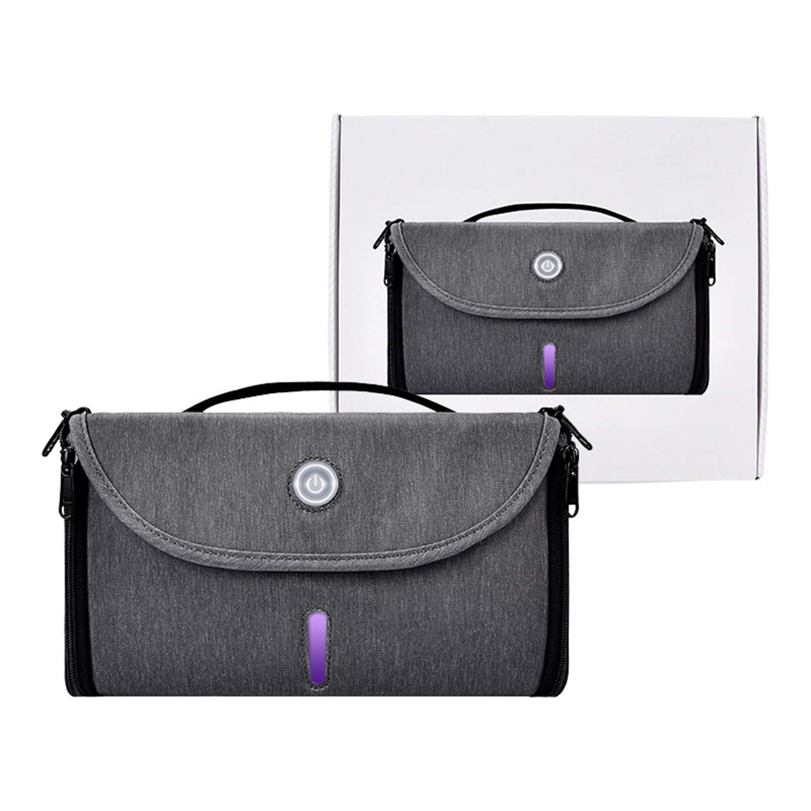 Borsa per disinfettante UV LED, Borse per sterilizzatrici Portatili, Borse per la disinfezione, 3 Perline LED, per Cellulare, biberon, Biancheria Intima, spazzolino da Denti