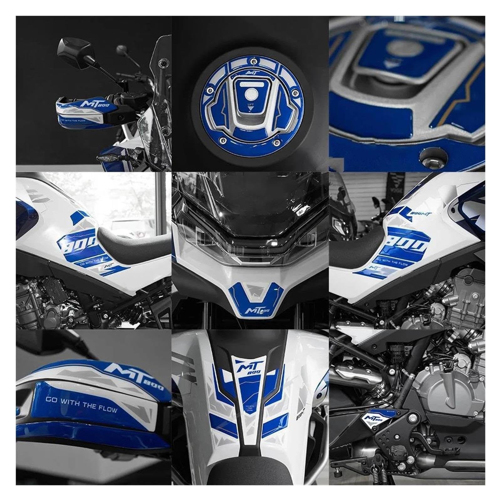 Protezione per serbatoio moto | Per 800MT Kit adesivi epossidici gel 3D da 800 mt