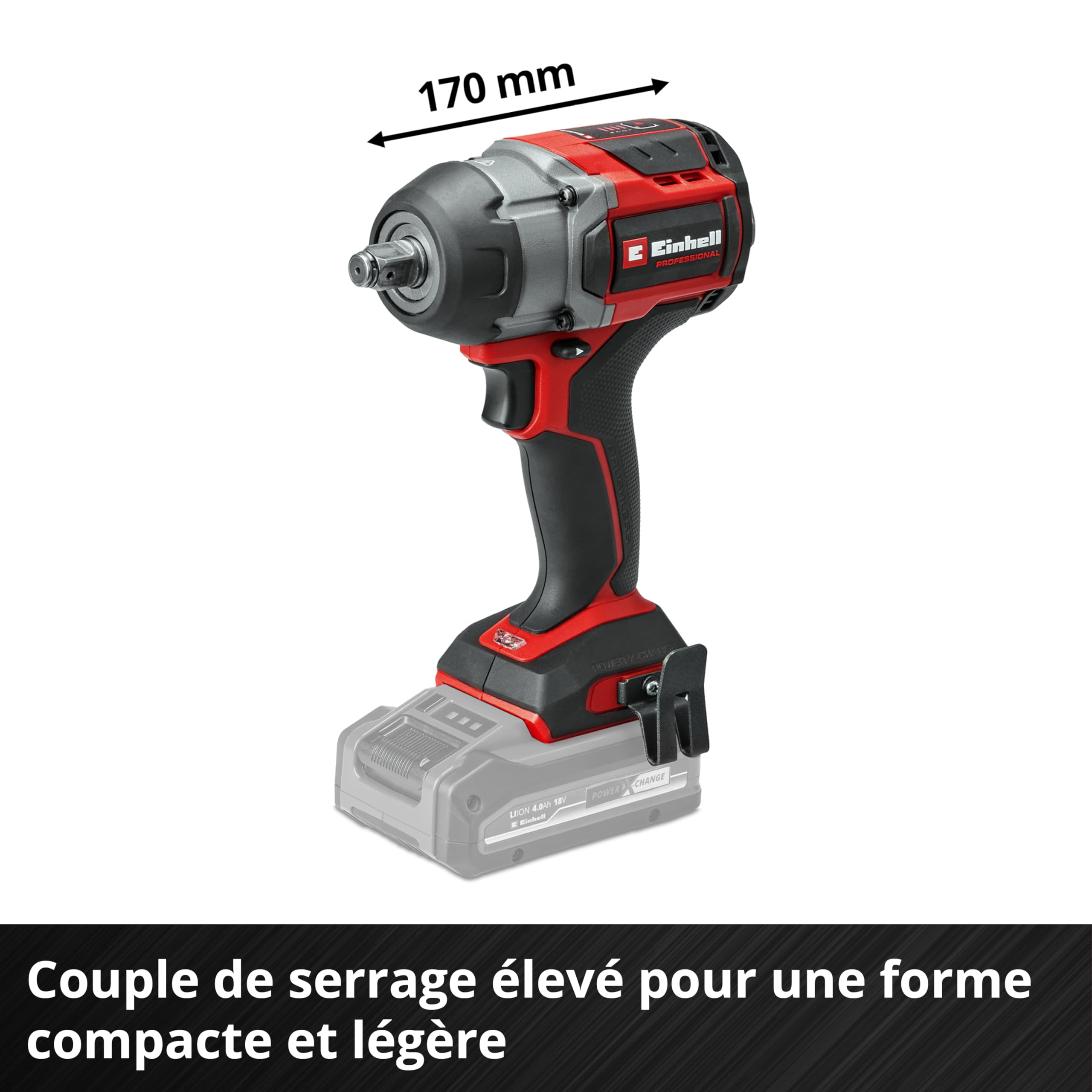 Einhell Professional TP-CW 18/750-C Li BL-Solo Power X-Change 18V 750 Nm clé à chocs sans fil sans batterie
