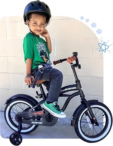Miniatura 5 de JOYSTAR 12 14 16 Inch Kids Cruiser Bike for Ages 2-7 Years Old Girls & Boys, Kids' Bike with Training Wheels, Coaster Brake, Adjustable Seat &