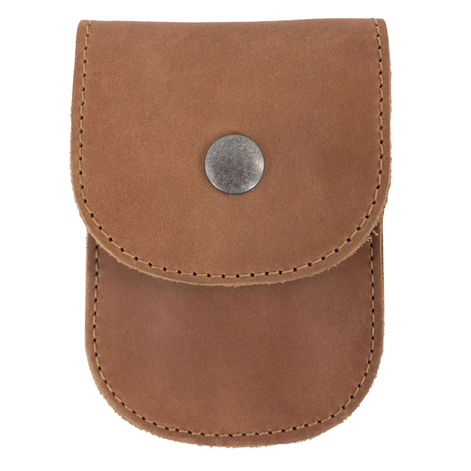 Hide & DrinkHolster Pouch, Durable EDC Waist Bag for Coins, Pocket Wallet, Headphones, Personal Items, Conveniently Attaches to Belt, Full Grain Leather, Handmade