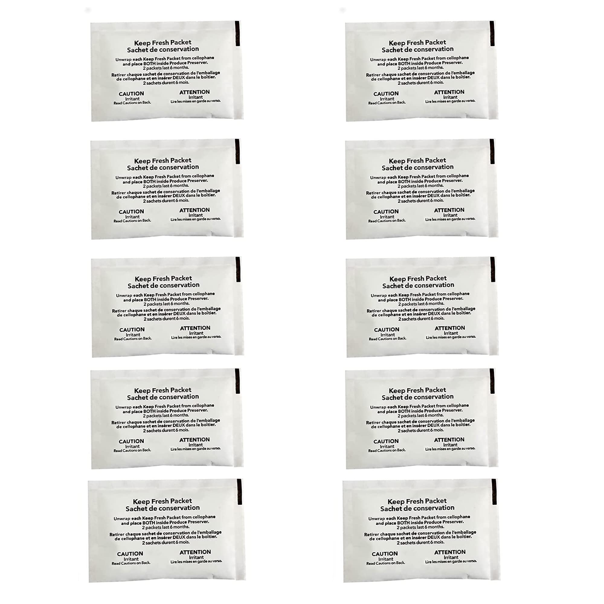 W10346771A Refrigerator Produce Preserver (10 Packets-5 Pack Included) by prime&swift Replacement for 2117689,AH350301,EA3503014,PS3503014