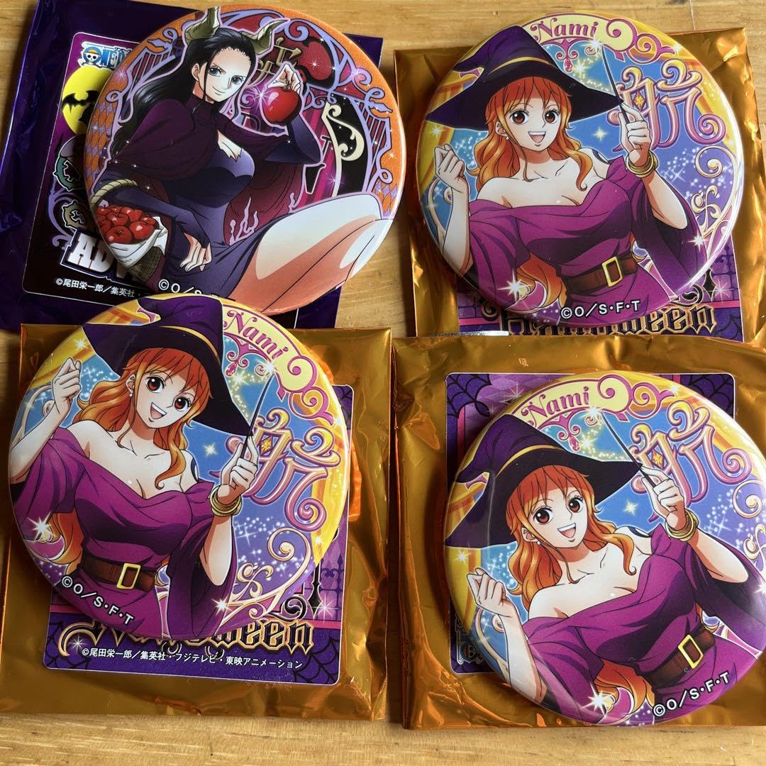 Amazon.co.jp: 輩缶バッジ ハロウィン ナミ ロビン VV6S : おもちゃ