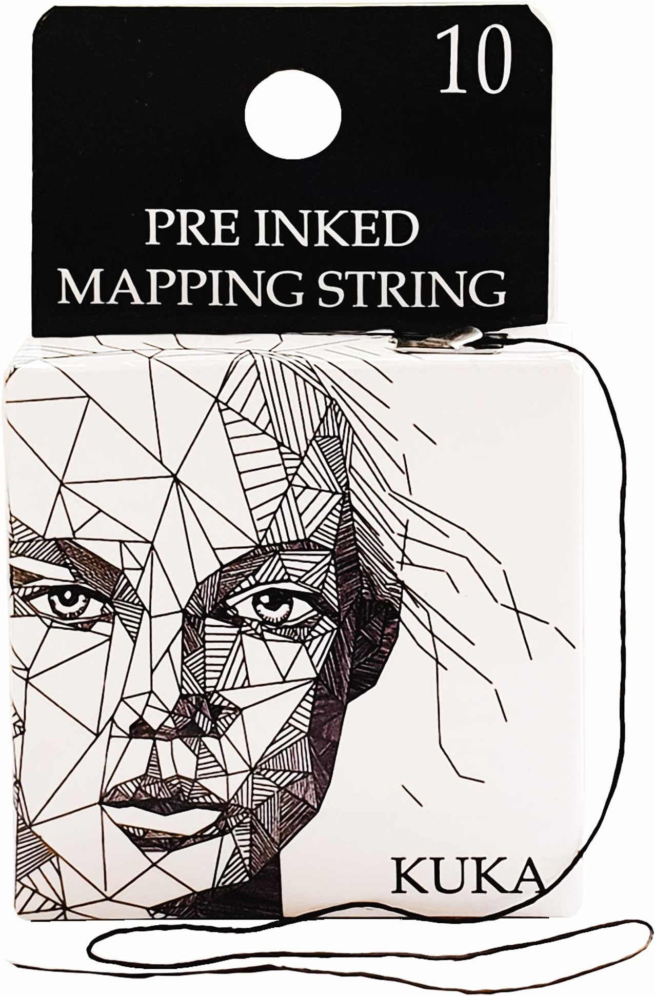Pre-Inked Eyebrow Mapping String (10M) Black