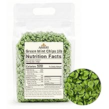 Green Mint Baking Chips - Small Drops for Baking and Candy - 4,000 Drops/Lb Mint Chocolate Chips Mint