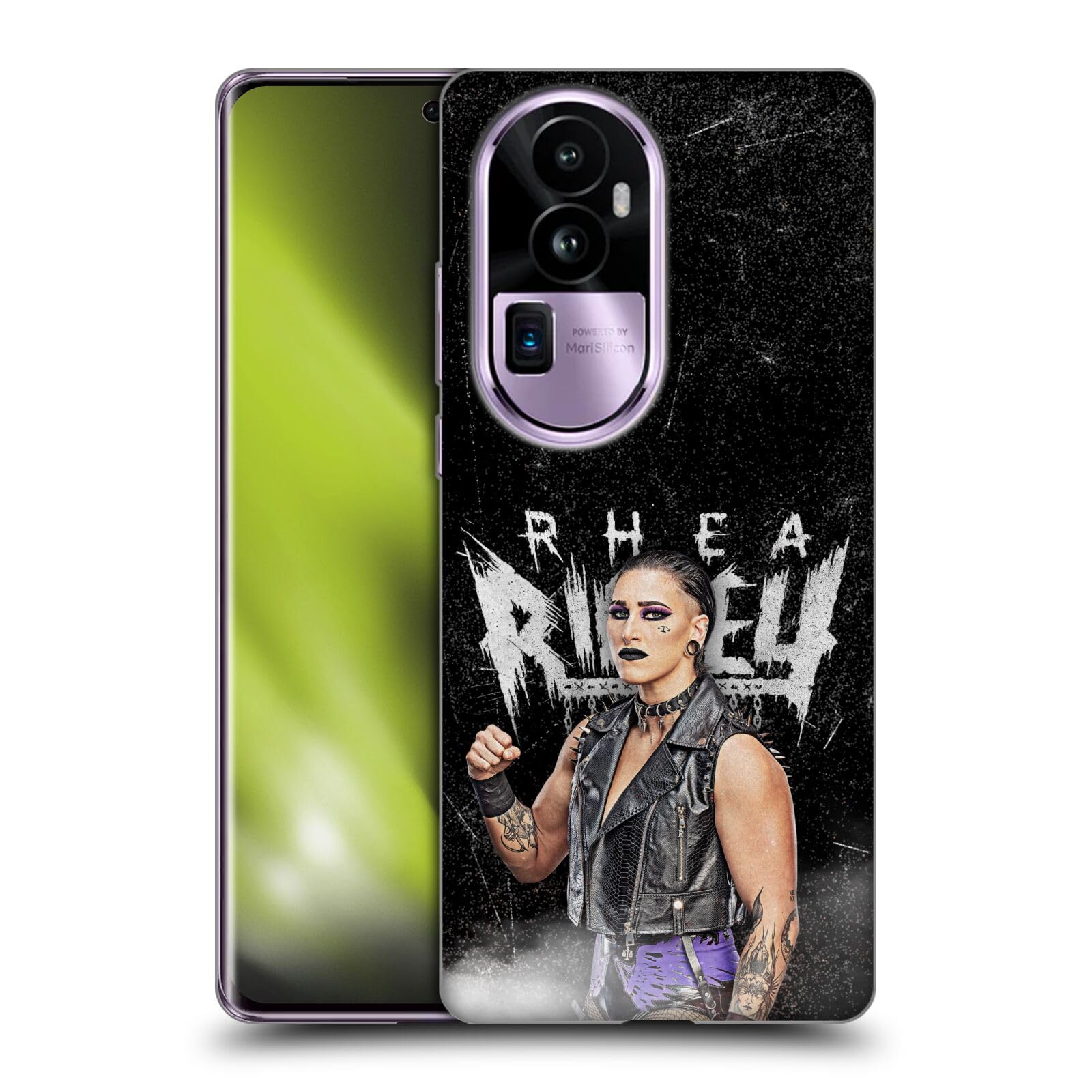 Head Case Designs Officially Licensed WWE Portrait Rhea Ripley Soft Gel Case Compatible With Oppo Reno10 Pro+