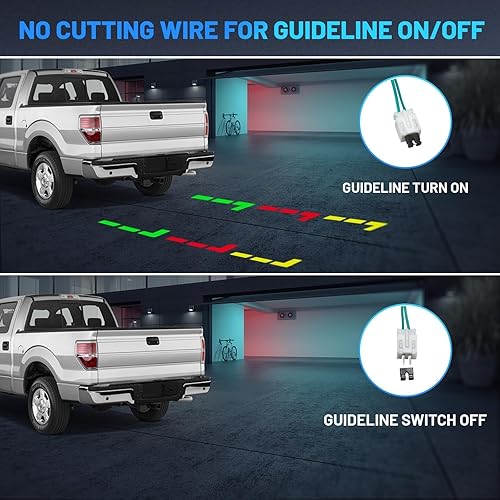 Miniatura 6 de EWAY Cámara de respaldo trasera con manija trasera para Ford F150 F250 F350 F450 F550 Super Duty Explorer Lobo 2004-2016, Lincoln Mark LT - Pestillo