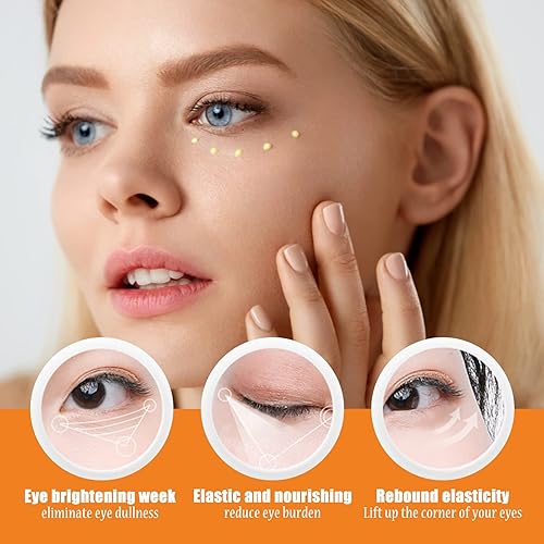 Miniatura 6 de Cúrcuma + Vitamina C Booster Crema de Ojos Bajo los Ojos Eliminador de Círculo Oscuro Bolsas de Ojos Levante Firme Iluminador Crema