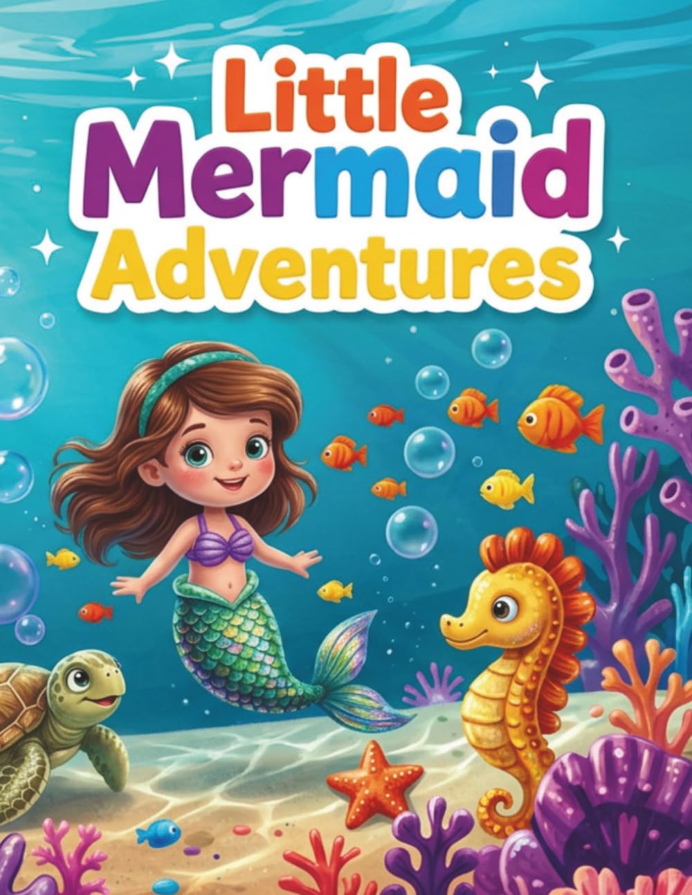 Little Mermaid Adventures Coloring Book