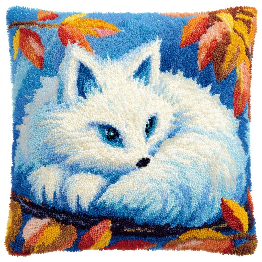 Henypt DIY Latch Hook Pillow Case Kit Animal