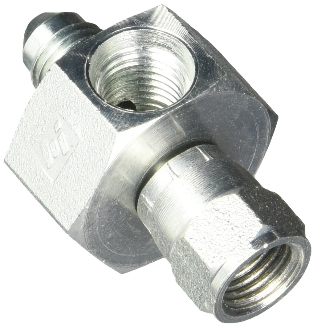 Brennan Industries 6564-04-04-04 Steel Tee Test Point Tube Fitting, 7/ ...