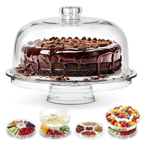 Masthome Cake Stand with Demo Cover, 6 in 1 Multi-Functional