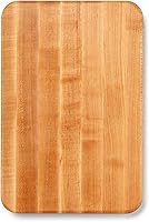 John Boos Chop-N-Slice Maple Cutting Board 18x12x1.25 Inch Reversible Edge-Grain Butcher Block with Finger Grips - USA Made