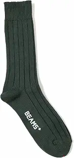 [ビームスプラス] 靴下 Solid Rib Socks メンズ 38430011479