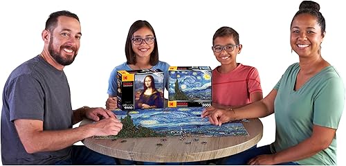 Miniatura 6 de RoseArt - Kodak Premium Masters - La noche estrellada por Vincent Van Gogh - Rompecabezas de 2000 piezas para adultos