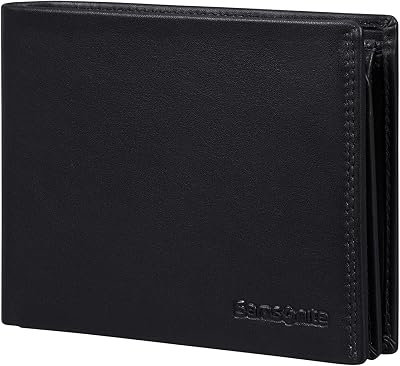 Samsonite Attack 2 SLG - Billetera, 13 cm, Negro (Negro)
