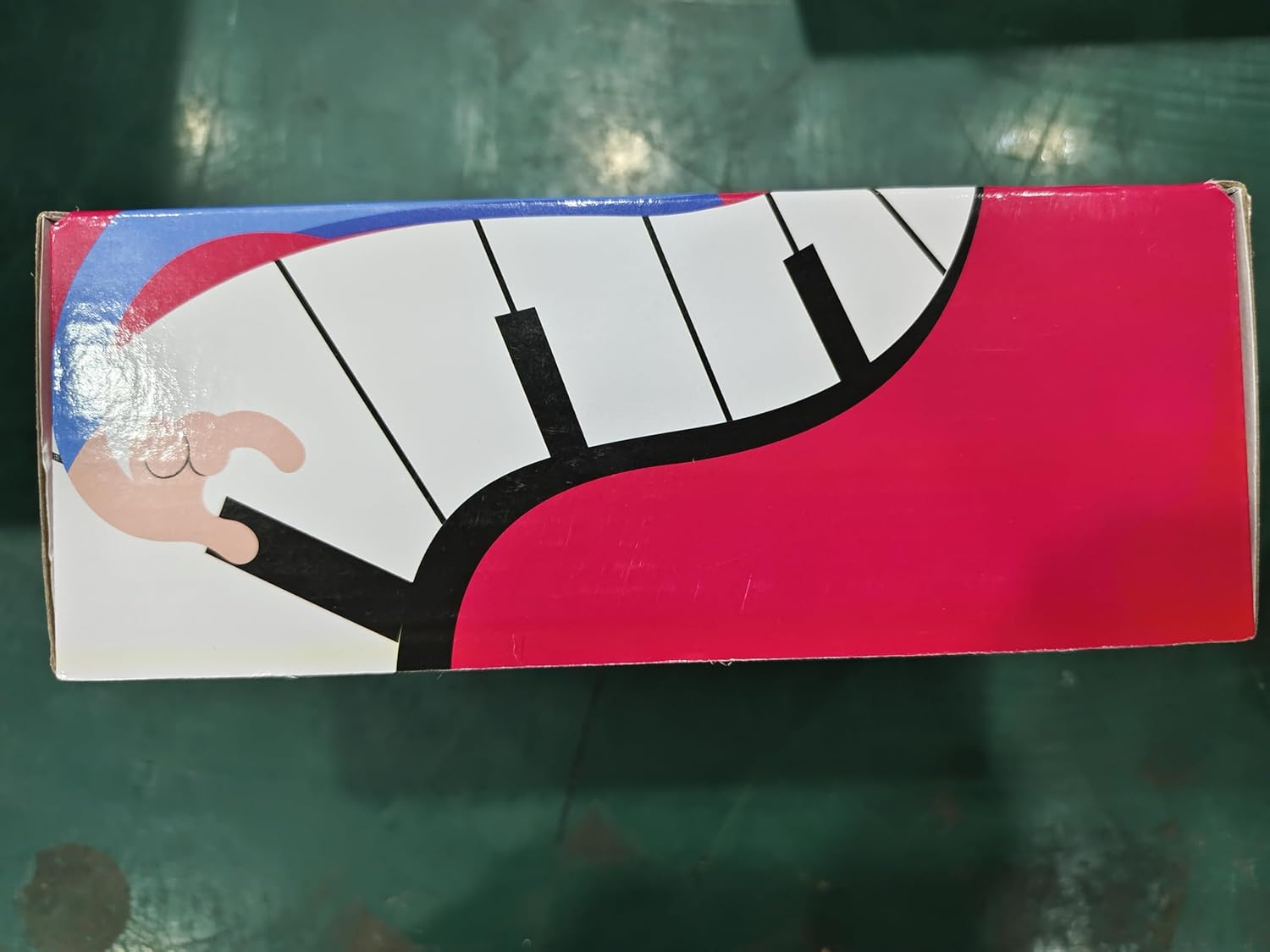 Detailed diagram of the POGOLAB 49 Key Roll Up Keyboard Piano control panel