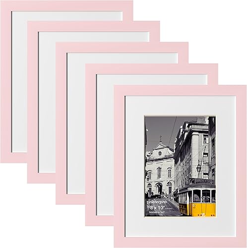 Vista 111 de eletecpro Juego de 10 marcos de fotos de 8 x 10 pulgadas, collage de fotos, decoración de pared, fotos de 5 x 7 con paspartú o de 8 x 10 pulgadas