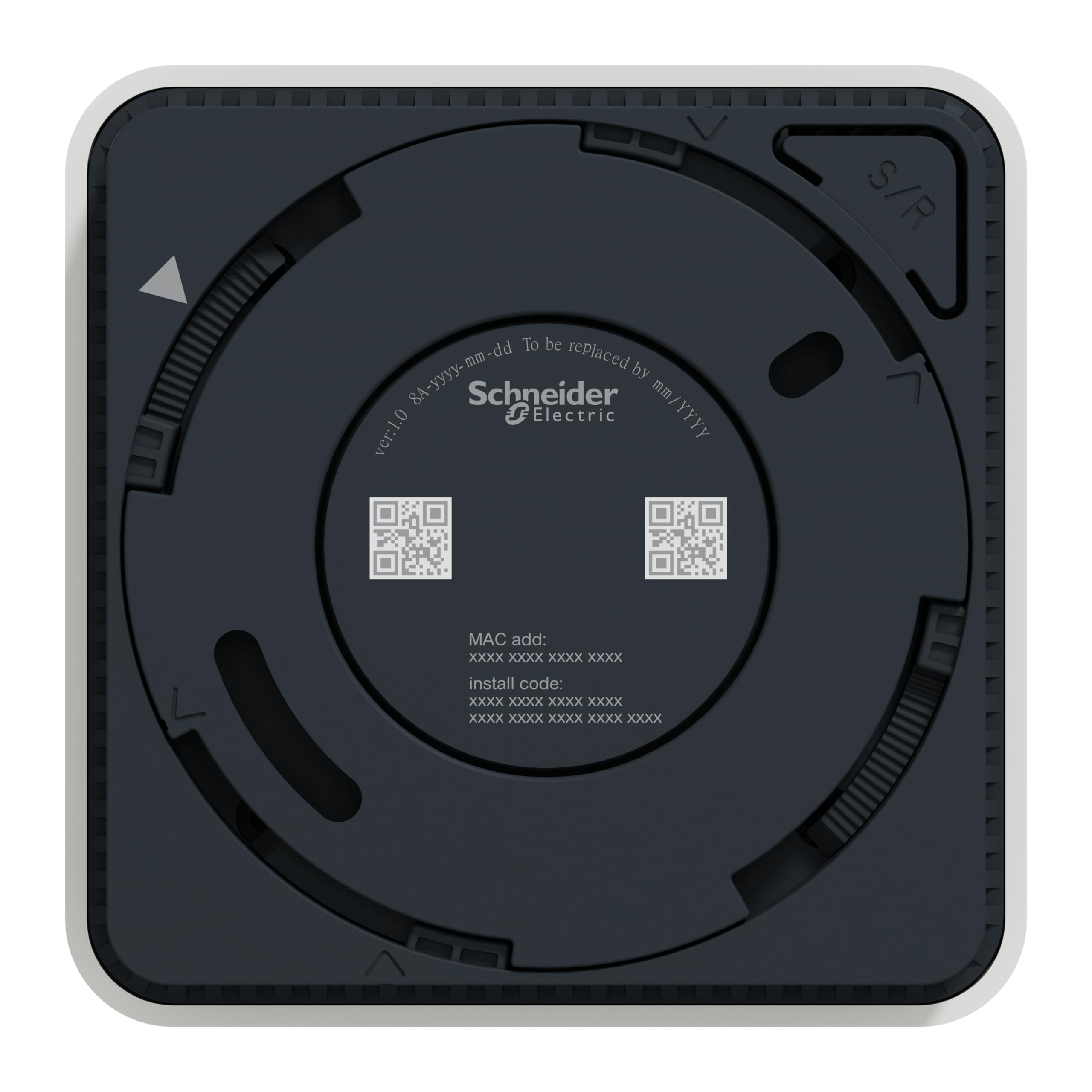 Schneider Electric Wiser Smart Home Rauchmelder, CCT599002 | Steuerung manuell oder per App, über Hub kompatibel mit Alexa und Google, IP20, 10-Jahres Batterie