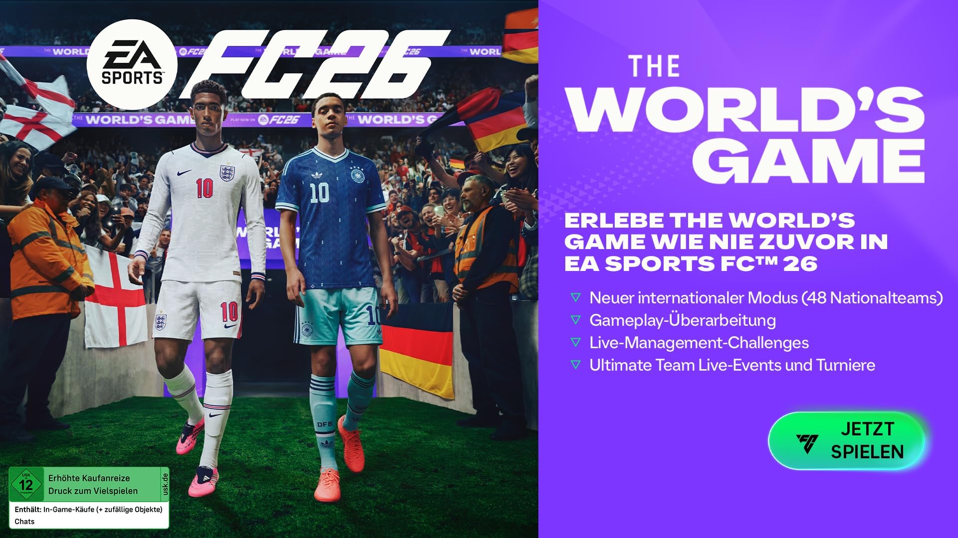EA SPORTS FC 26 Standard Edition Switch | Software-Schlüsselkarte | Deutsch