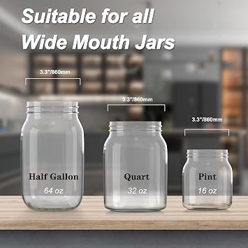 Lulonpon Sprouting Lids Growing Kit, Sprouting Lids for Wide Mouth Mason Jar, Screen Sprout Lids with Stand, Sprouting jar kit for Sprouting, Sprouting Seeds, Sprouting Kit