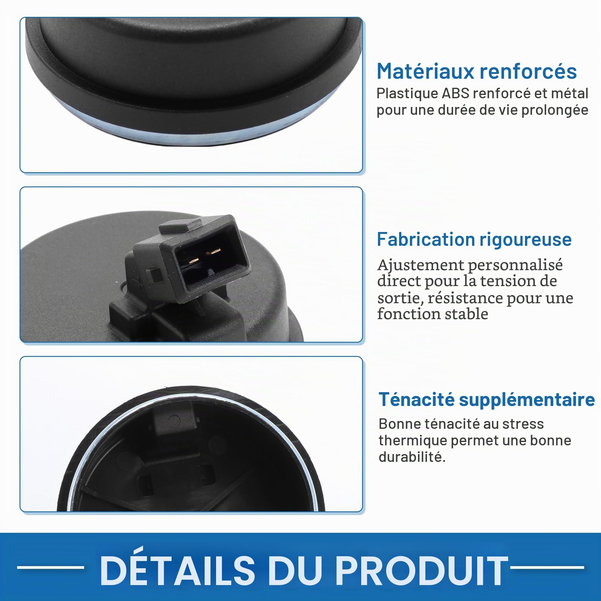 A ABSOPRO Capteur De Vitesse De Roue ABS Pour Kia Picanto 2017-2020 1pc | Arrière Gauche Droite, Matériaux: Plastique Métal Caoutchouc, Numéro OE: 58980G6000, Anti-Dérapage Freinage Brusque