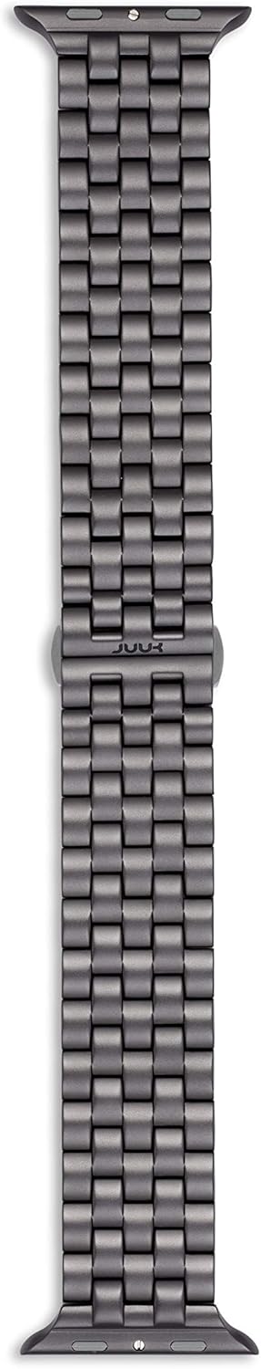 JUUK] 44/45/46/49mm Qrono Aluminum Alloy 5 Strand Bracelet | Matte Finish | Anodized | Double Push Button Butterfly Buckle