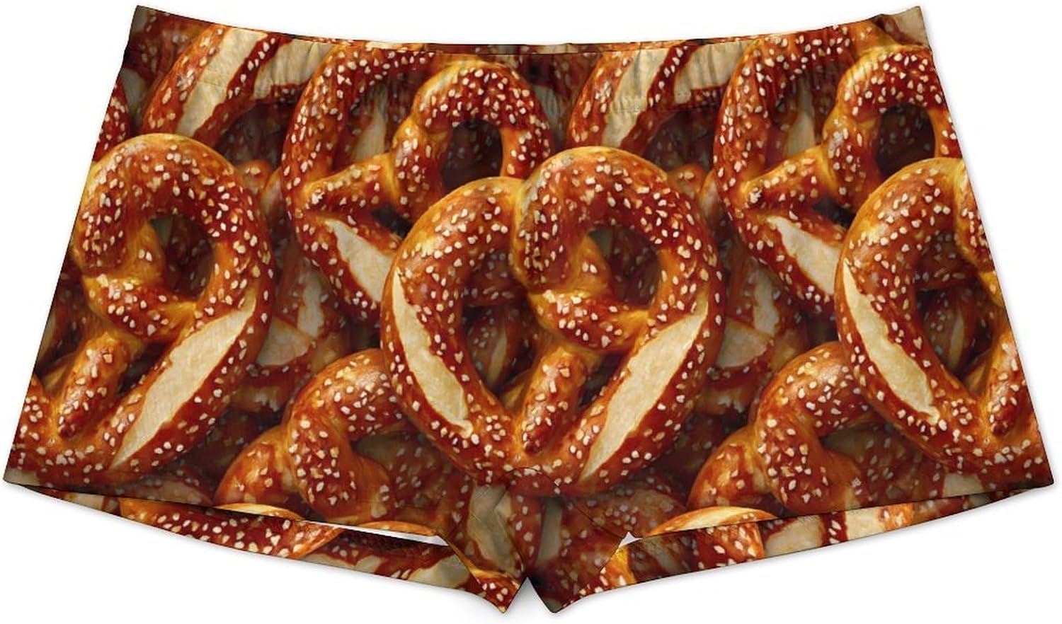 Pretzels Germany Food Funny Women's Boxer Briefs Breathable Underpants Trunks Stretch Underwear