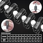 Nut and Bolt Thread Checker (Inch & Metric) -26 Male/Female Thread Identifier Gauges - 14 Inch & 12 Metric, Male/Female Gauges for Quickly Checking Nuts and Bolts Inch or Metric and Verifying The Size