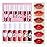 6 Colors Lip Tint Stain Set, Korean Velvet Watery Lip Stain Mini Liquid Lipstick, Moisturizing Natural Long lasting Non-Stick Cup Waterproof Multi-use Lip and Cheek Tint, Vivid Color Makeup (Set B)
