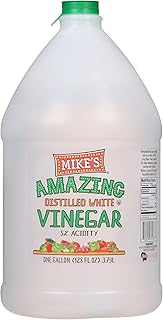 Mike's Amazing Distilled White Vinegar, 1 Gallon (128 fl oz), 5% Acidity