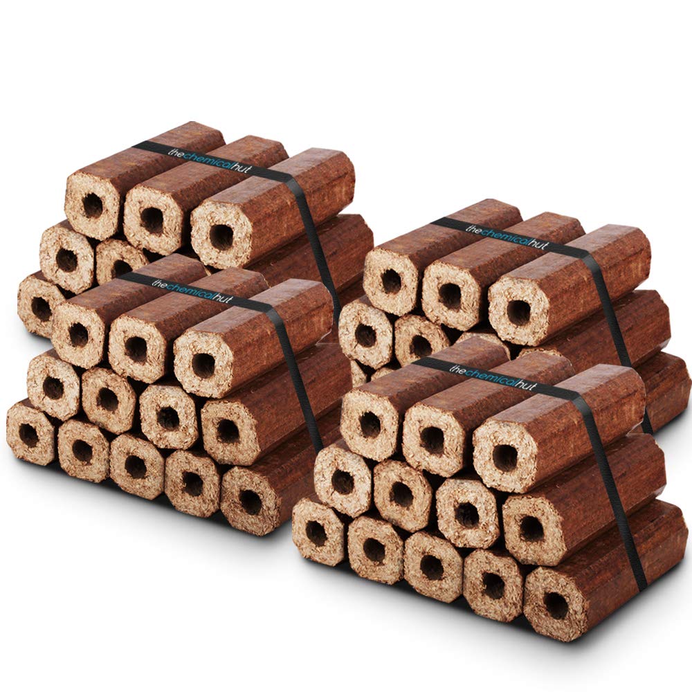 X48 Premium Eco Wooden Heat Logs Pack. Fuel for Firewood,Open Fires, Stoves  and Log Burners - Comes With The Log Hut Woven Sack : Amazon.co.uk: DIY u0026  Tools