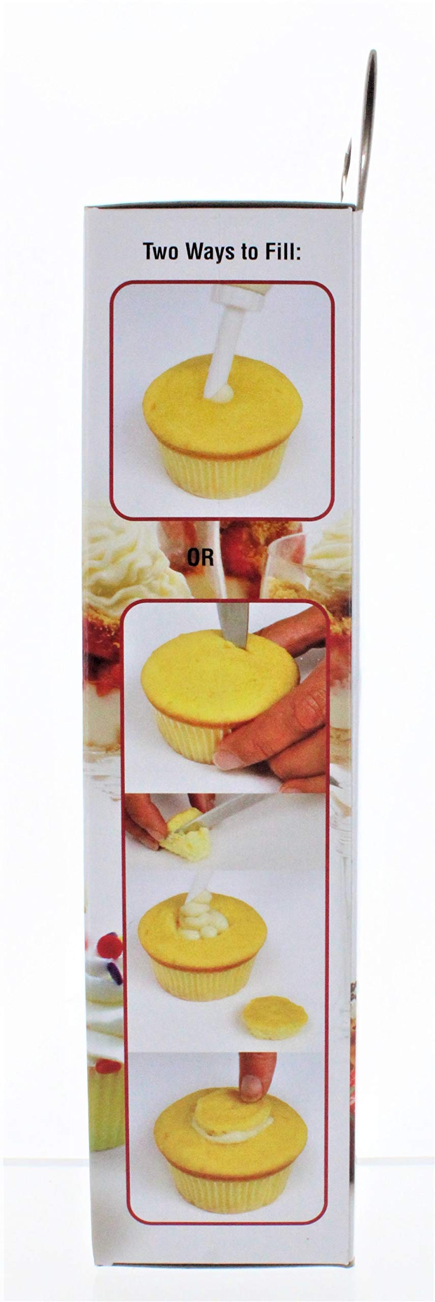 Inyector de cupcakes de 9 piezas con 8 puntas surtidas (paquete de 2) 2