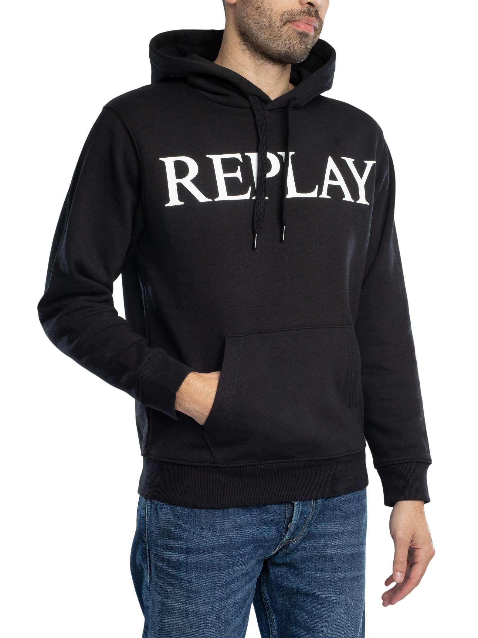 Replay M3104 Sudadera con Capucha Hombre