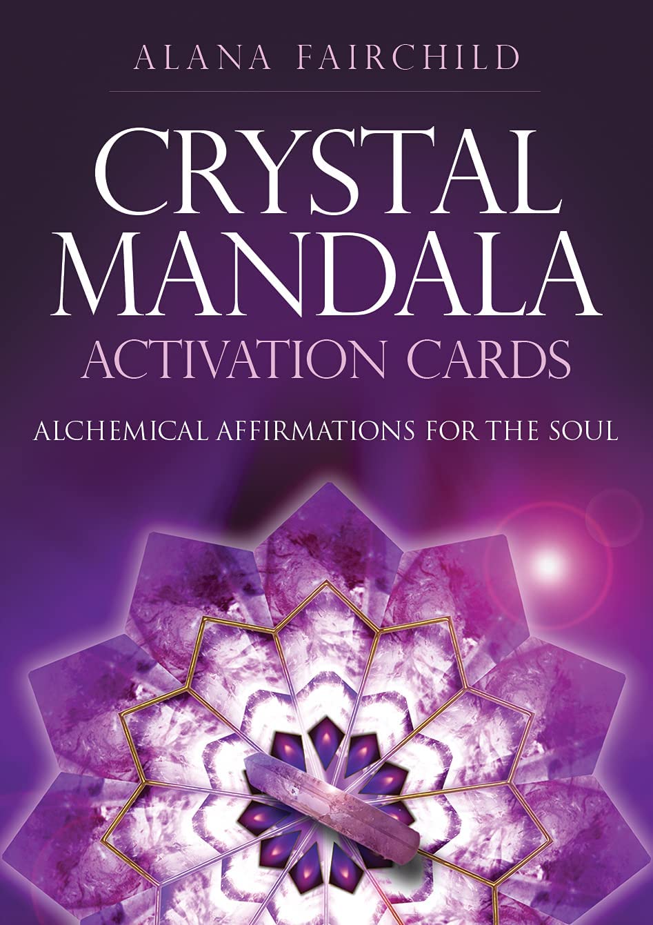 Crystal Mandala Activation Cards: Alchemical Affirmations for the Soul - 54 message cards plus instruction card.