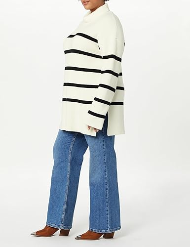 Vista 7 de The Drop Cuello alto Camilla con hombros caídos para mujer