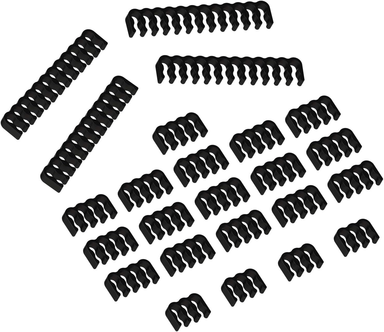 Combs for PSU Cable Extension | 4 x 24 P | 16 x 8 P | 4 x 6 P | Black
