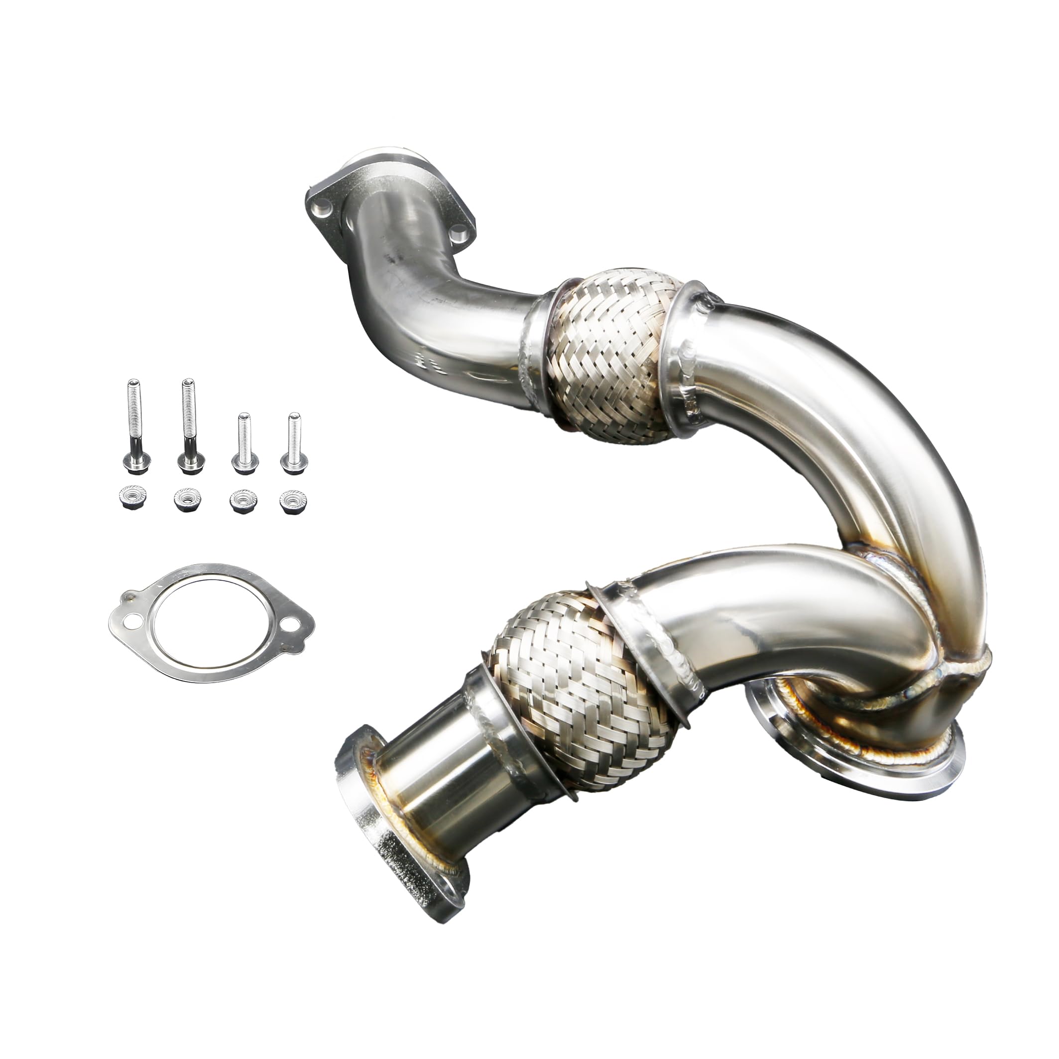 Turbocharger Y-Pipe Up Pipe Kit Fit for Ford 6.0L Powerstroke Diesel 03-07