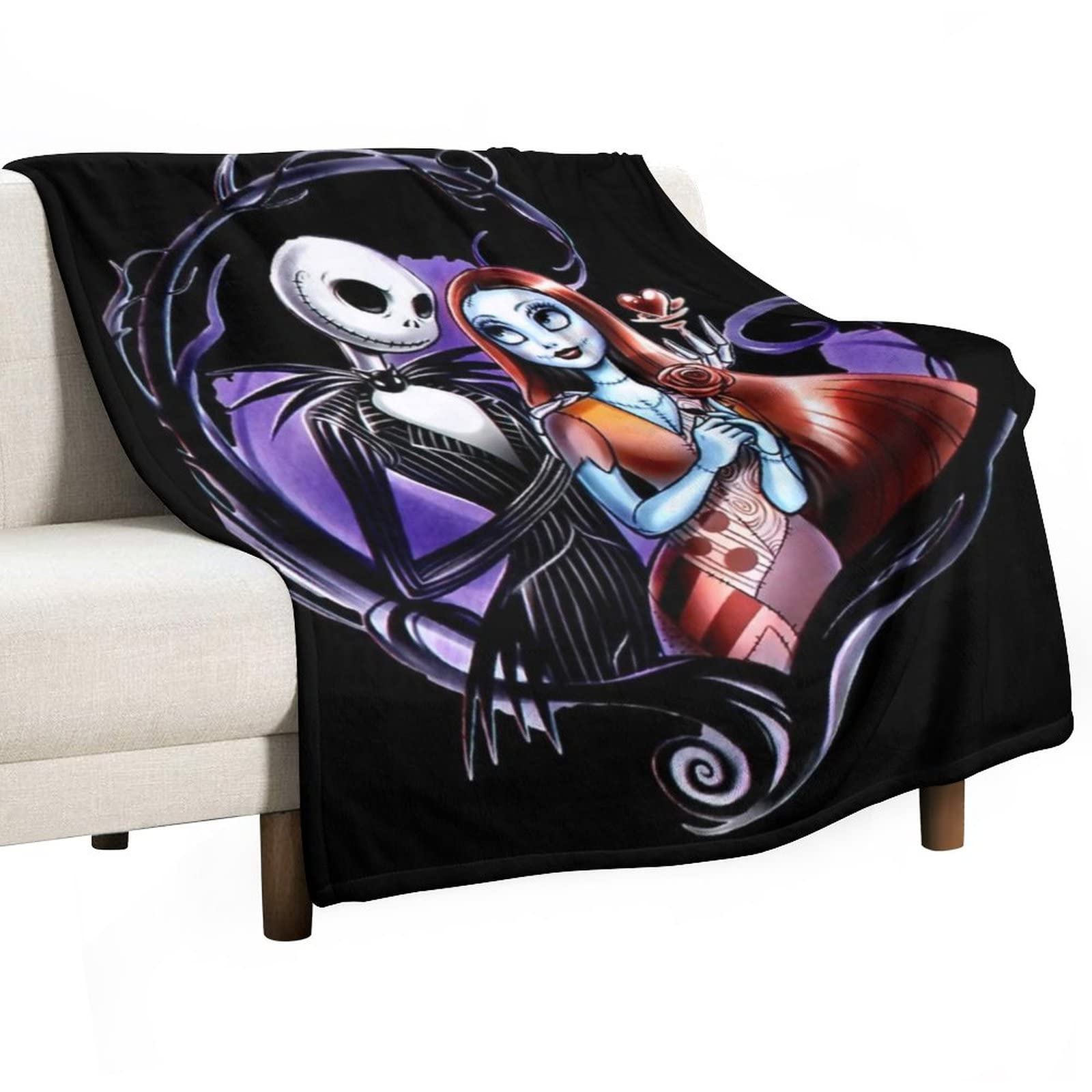 Halloween Blanket Air Conditioning Blanket Flannel Blanket Keep Warm Soft Blanket 3D Animation Printing Blanket 60"X50"