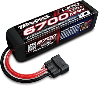 Traxxas 2890X 6700 mAh 14.8V 4-Cell 25C LiPo Battery Vehicle