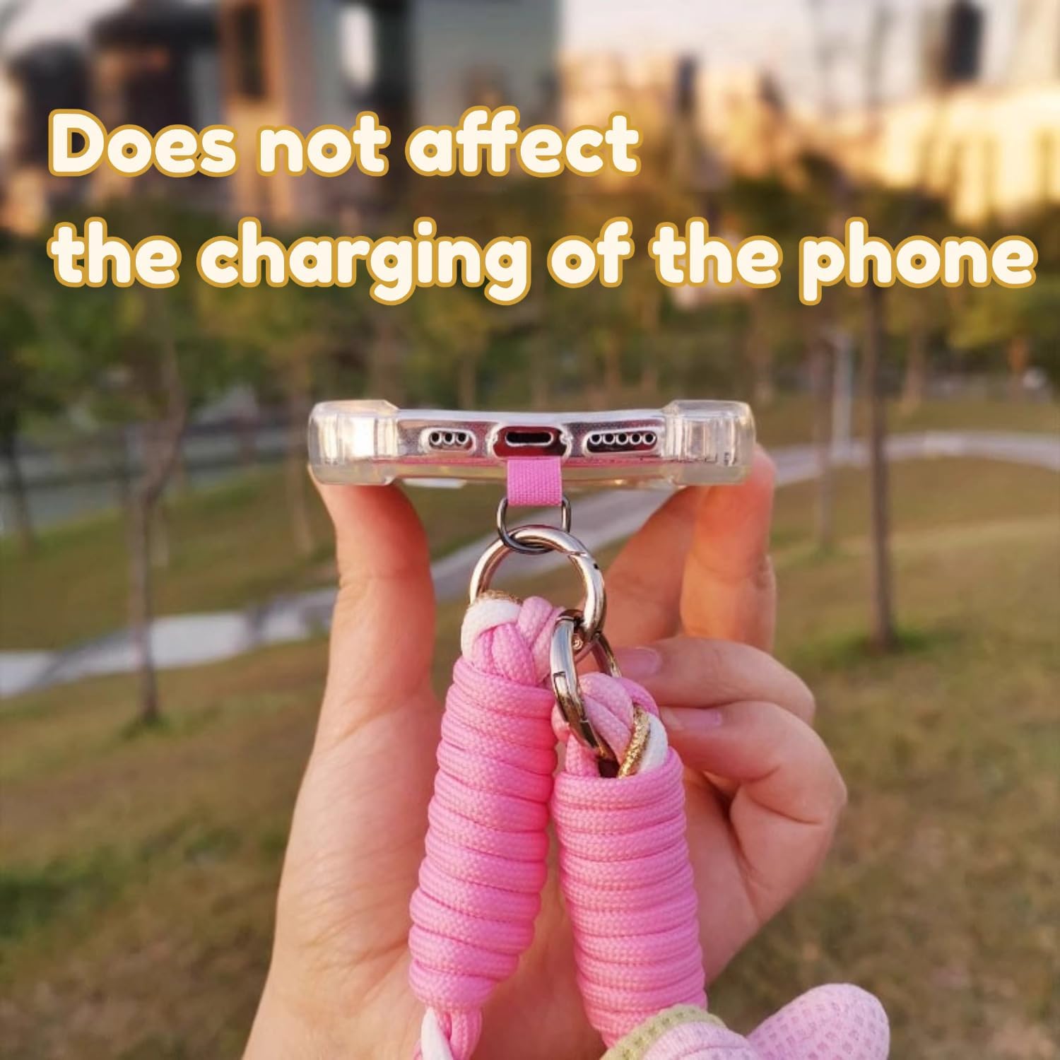 Woven Flower Phone Lanyard for Women Anti-Theft Phone Strap Crossbody Universal Phone Neck Lanyard Travel - Image 7