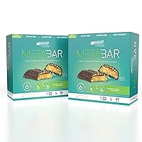 Vista 10 de *NUEVO* Barra META sin azúcar – Barras energéticas altas en proteínas, 0.00 oz de azúcar, 0.49 oz de proteína, baja en carbohidratos netos, caramelo