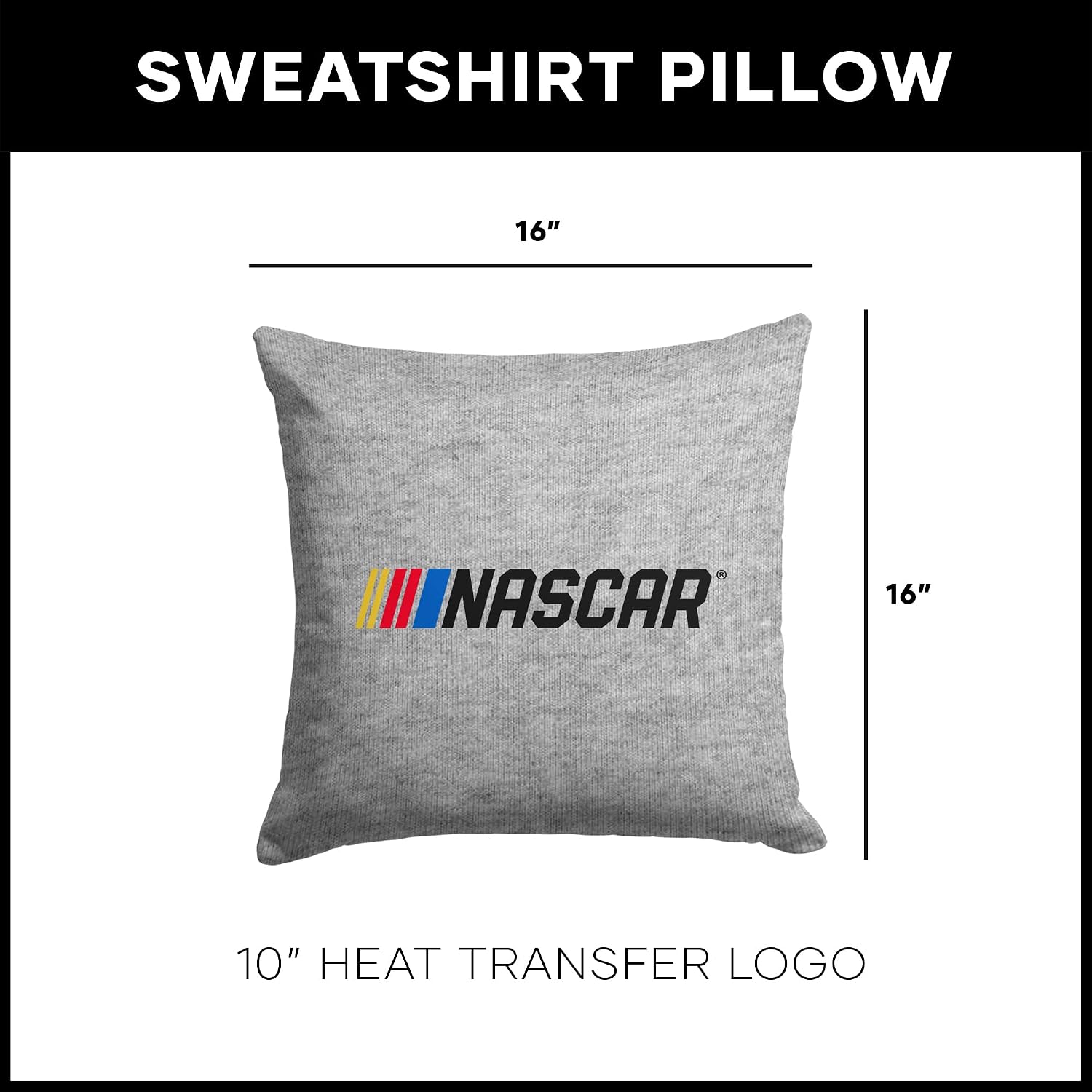 Northwest NASCAR Sweatshirt Throw Pillow 16x16 inches