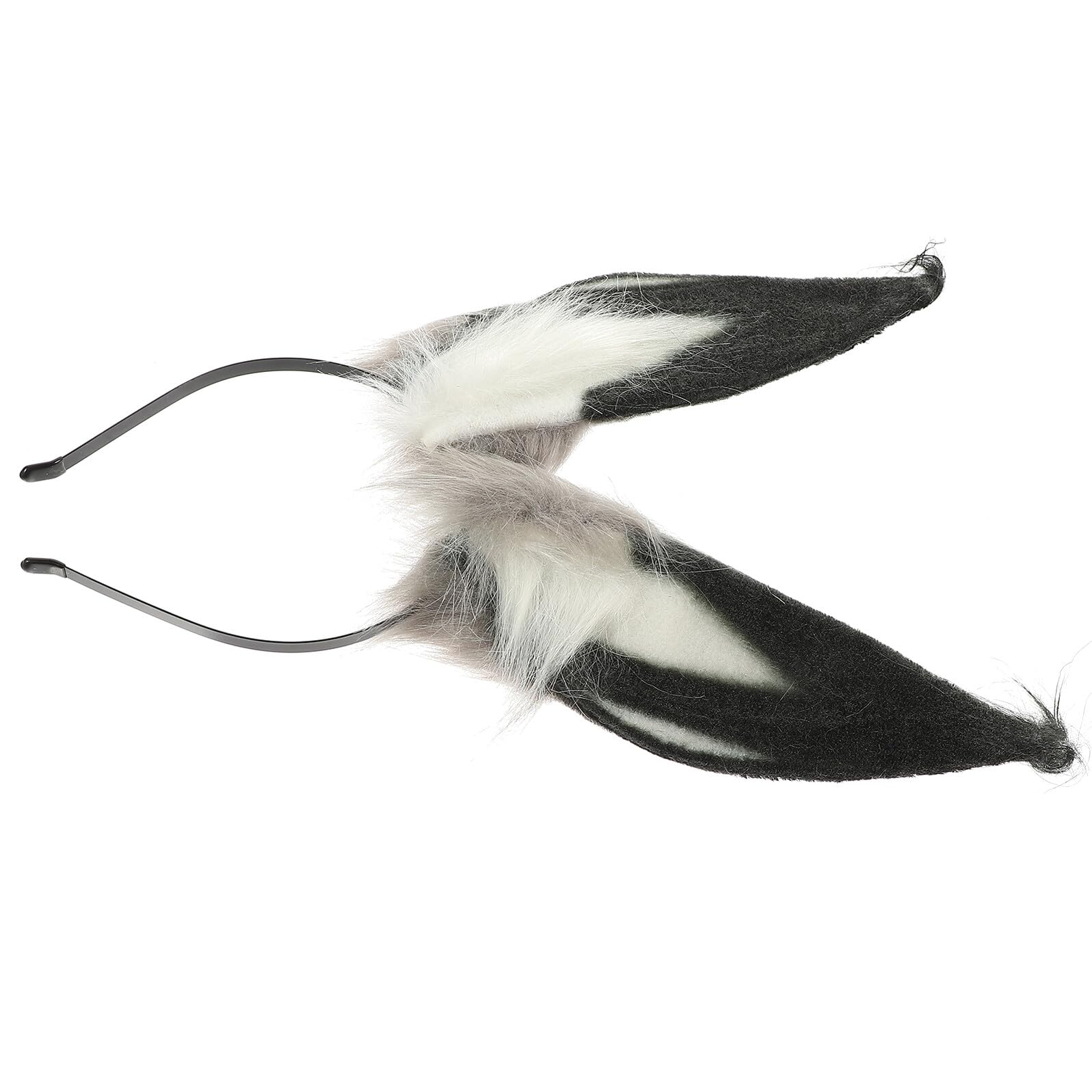 Serre-tête Oreilles Lapin Peluche Douce Bandeau Animalier Fluffy pour Cosplay Pâques Carnaval et Fête Adulte Fille