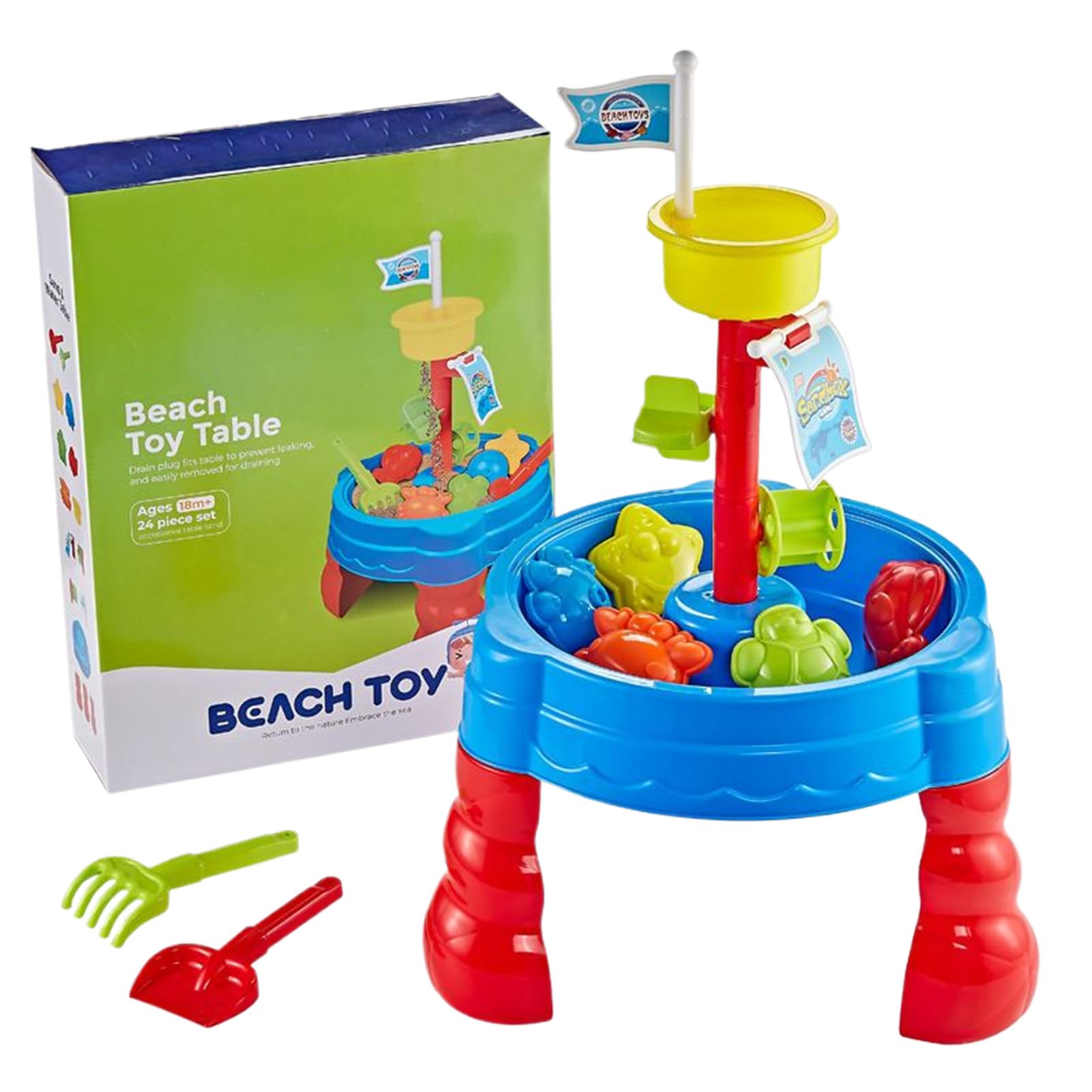 Generico Tavolo Sabbia Esterno Tavolo attività Sensoriale | Centro Attività Giocattolo Esterno per Bambini Giardino Cortile Area Giochi