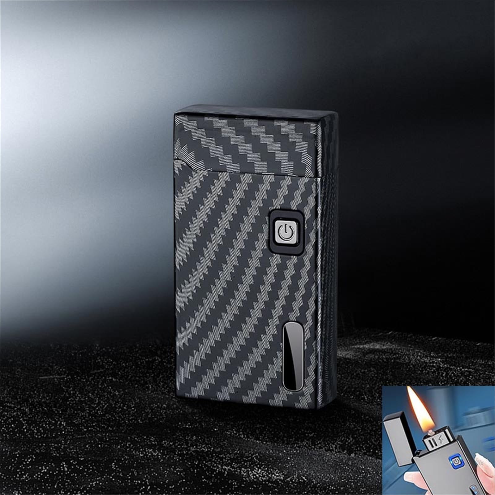 Encendedor de queroseno de metal con diseño clásico y elegante para hombres